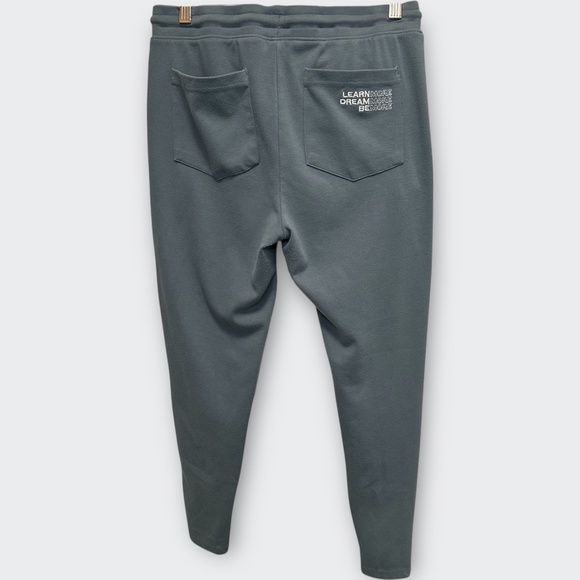 ATLPHALETE Core Essential Joggers M | Gray Athleisure Workout Streetwear Motto - Picture 5 of 9